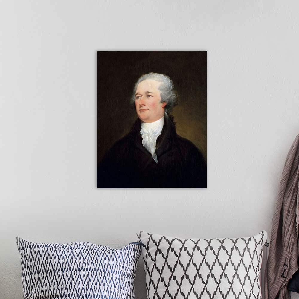 A bohemian room featuring While still in his teens, Hamilton (1757-1804) plunged into the revolutionary cause and was prope...