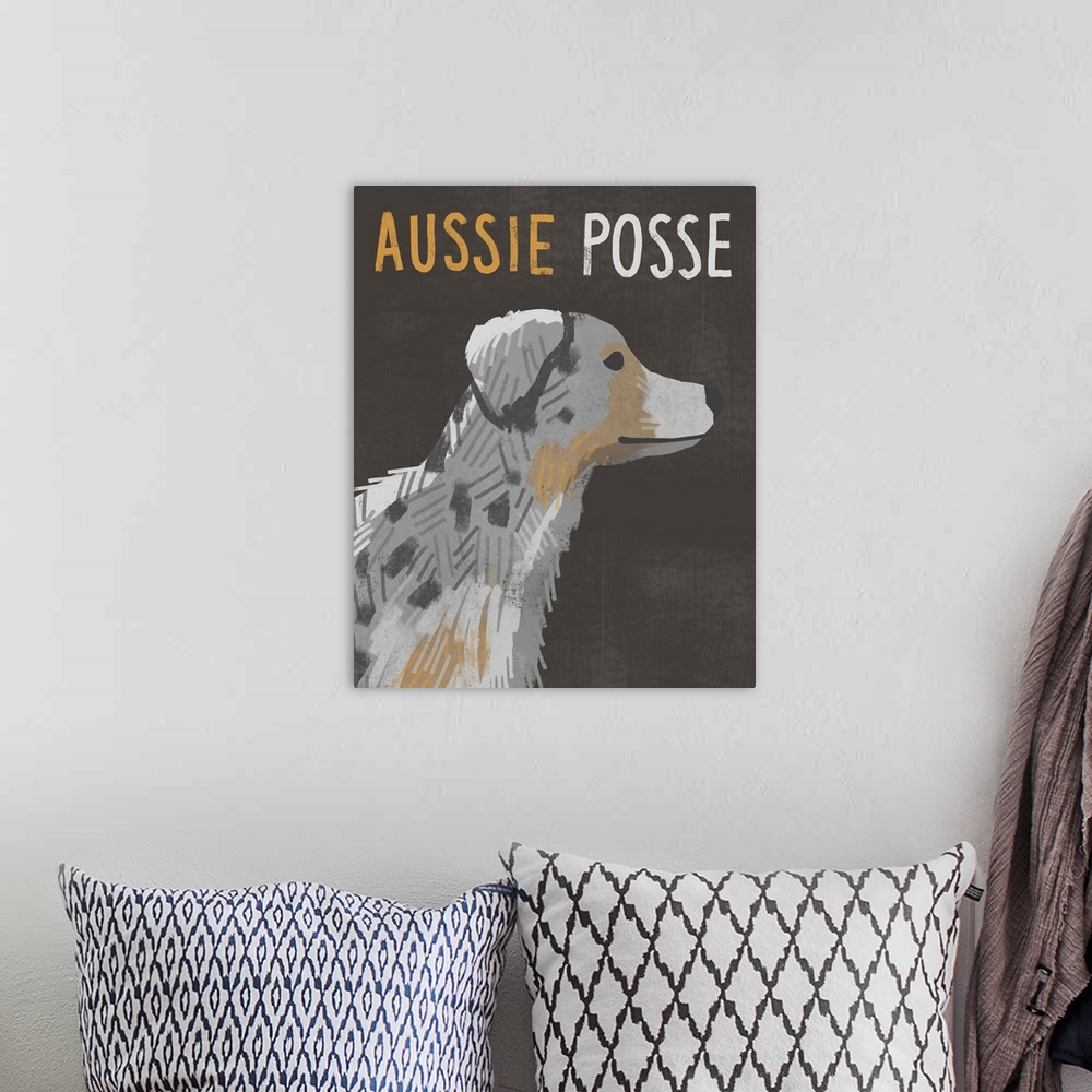 A bohemian room featuring Aussie Posse