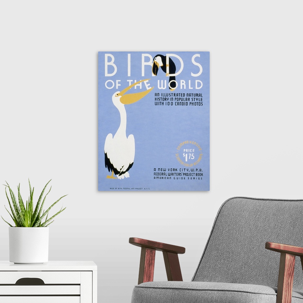 A modern room featuring Birds of the World: An illustrated natural history in popular style with 100 candid photos. A New...