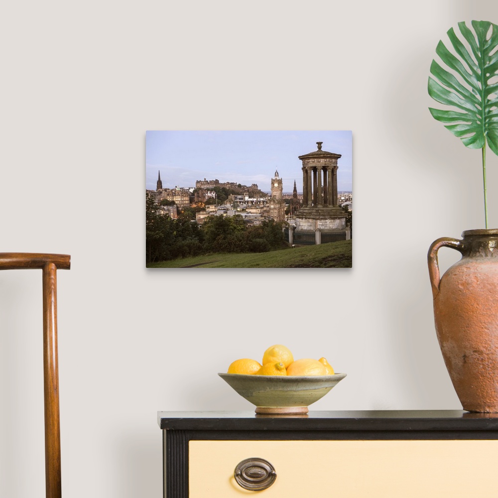 A traditional room featuring Photograph of the Dugald Stewart Monument, a memorial to the Scottish philosopher Dugald Stewart,...