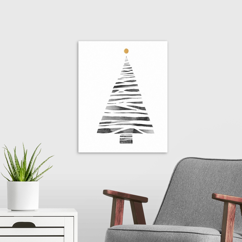 A modern room featuring Christmas Tree I