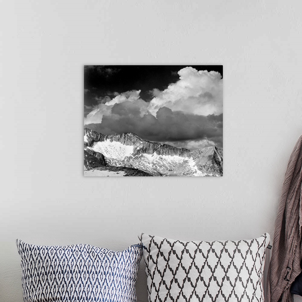 A bohemian room featuring Clouds - White Pass.