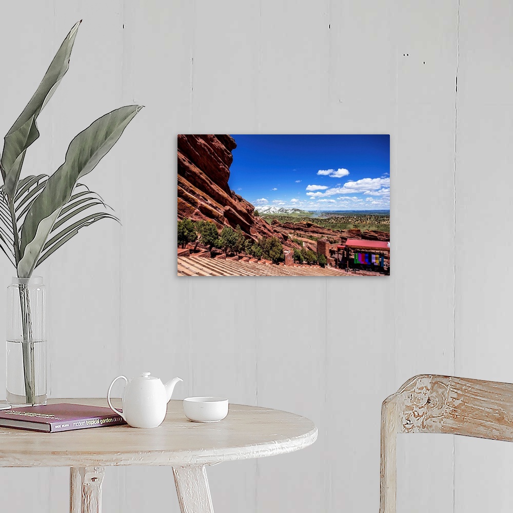 A farmhouse room featuring View of Colorado's great plains and Creation rock from Red Rocks Amphitheatre.