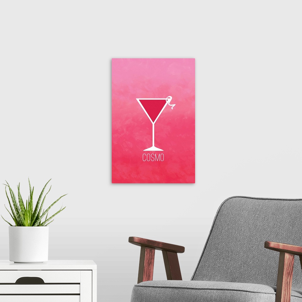 A modern room featuring Cosmopolitan Cocktail