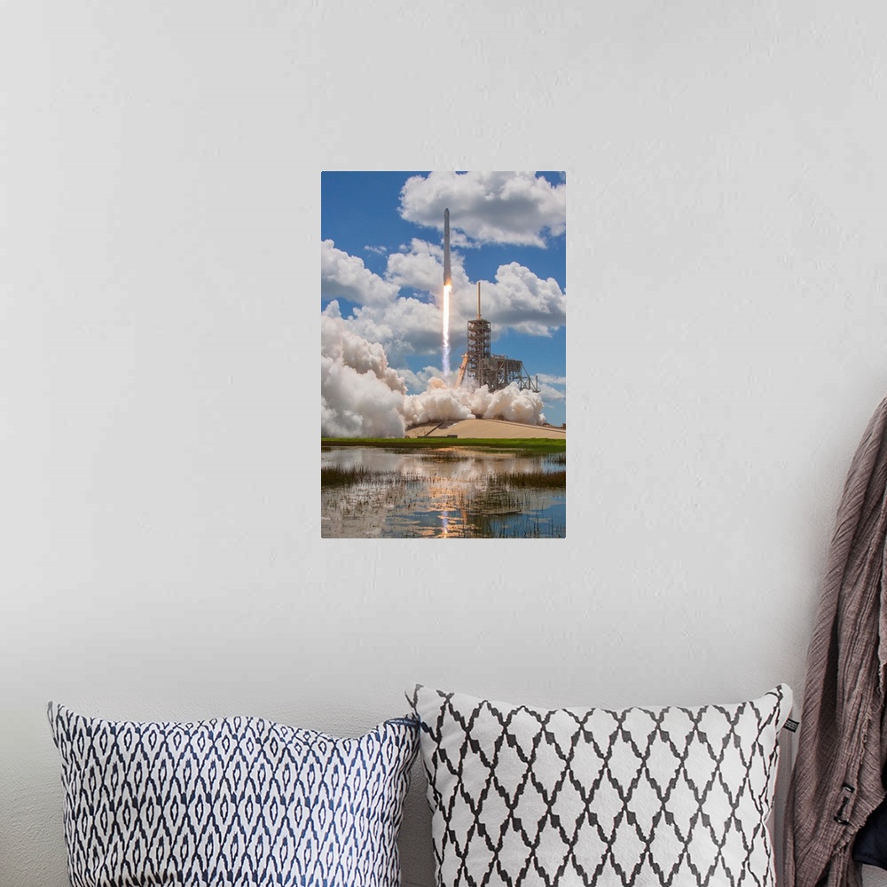 A bohemian room featuring CRS-12 Mission. On August 14, 2017, SpaceX successfully launched its twelfth Commercial Resupply ...