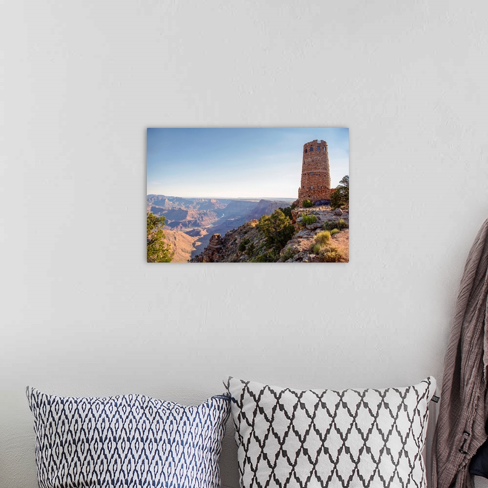 A bohemian room featuring Desert View Watchtower, Grand Canyon National Park, Arizona.