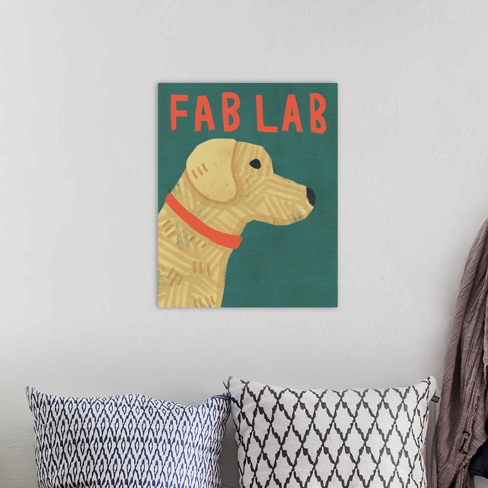 A bohemian room featuring Fab Lab