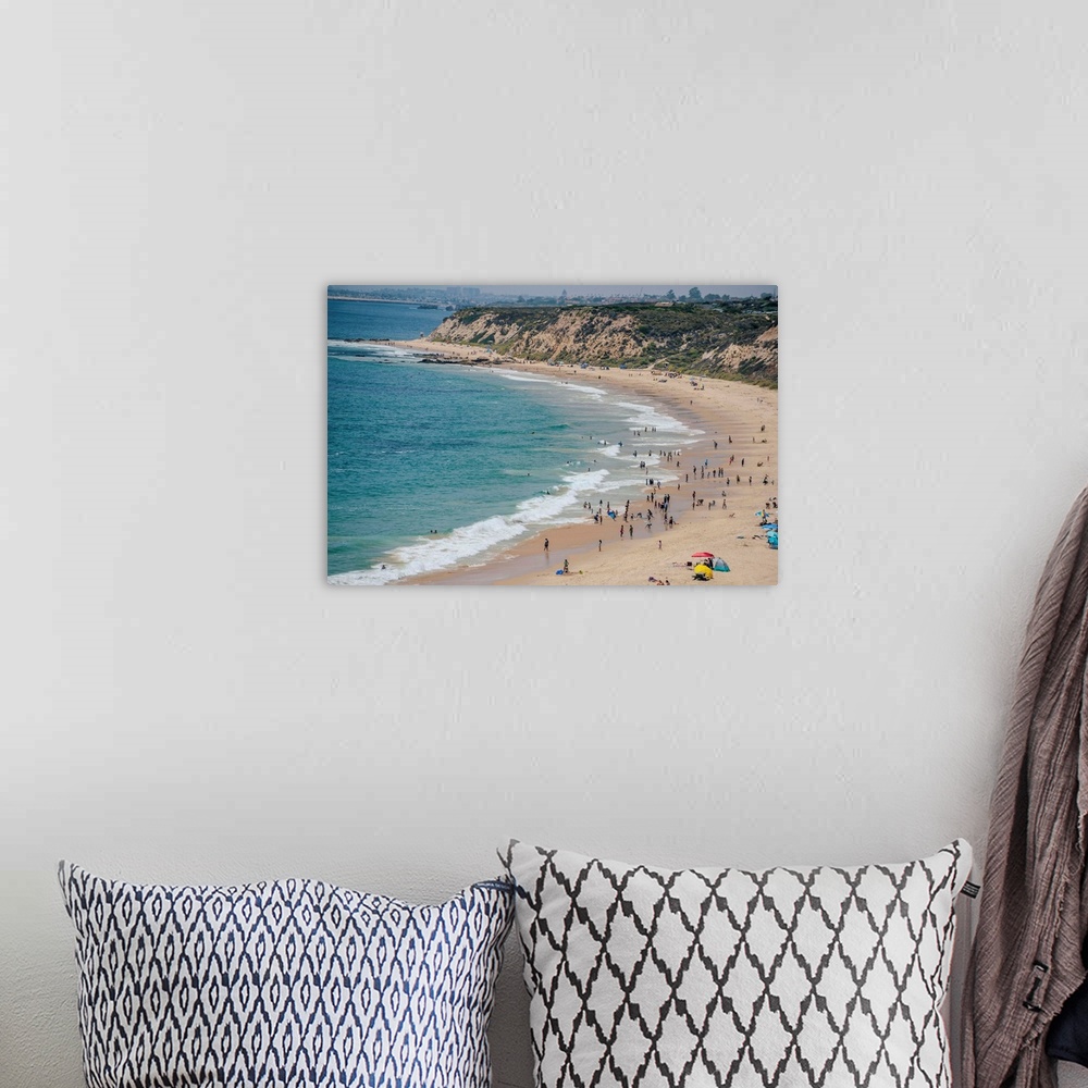 A bohemian room featuring La Jolla coast in San Diego, California.