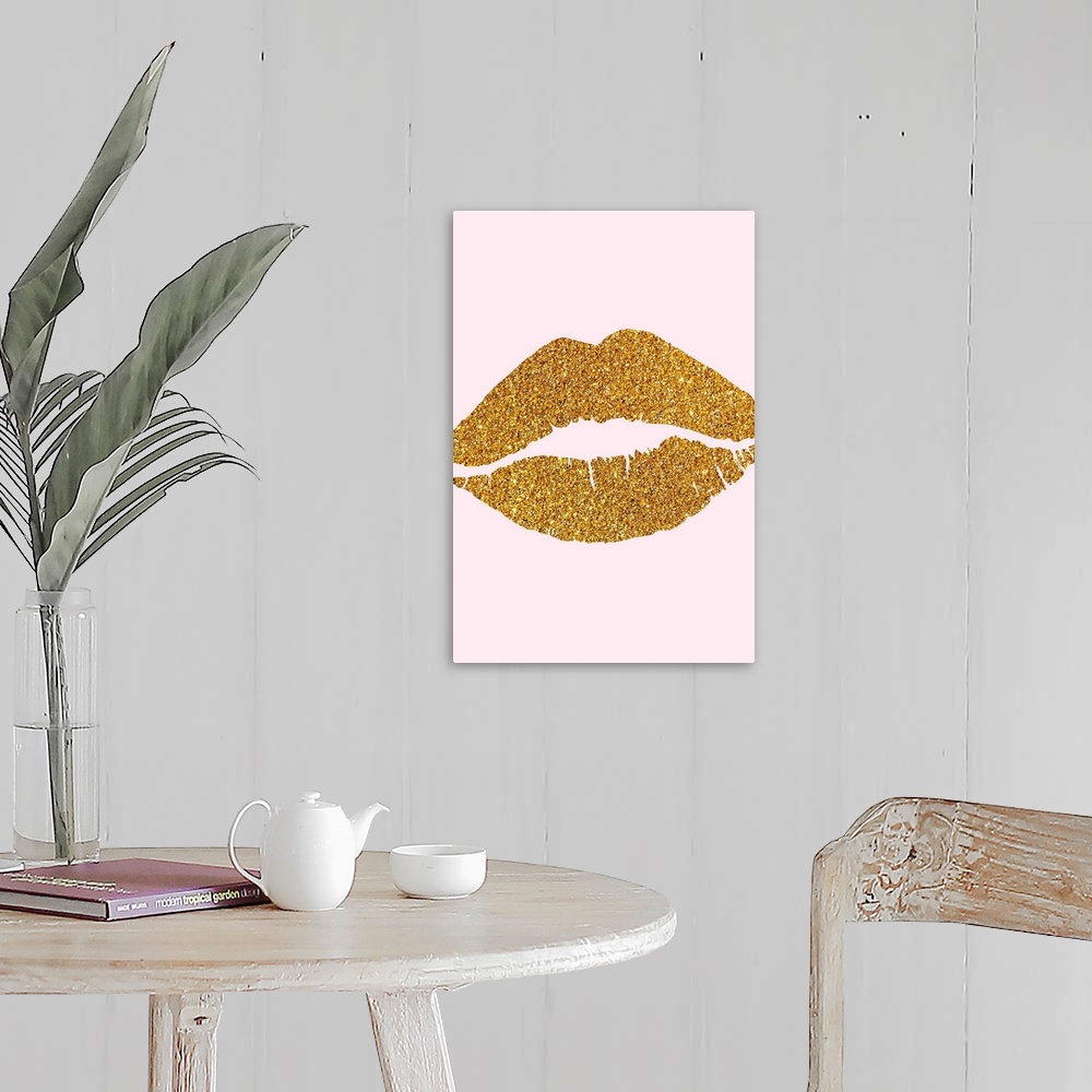 A farmhouse room featuring Lips - Glitter Kiss
