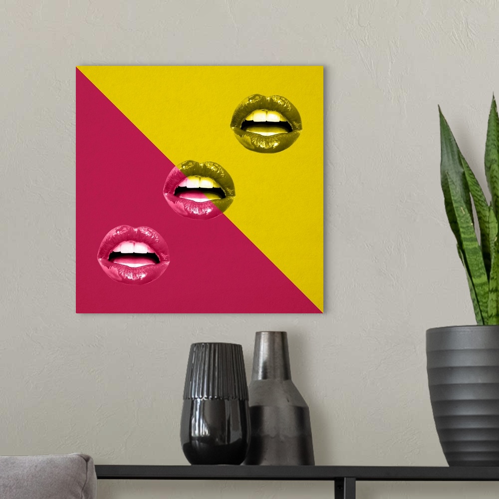 A modern room featuring Lips - Retro