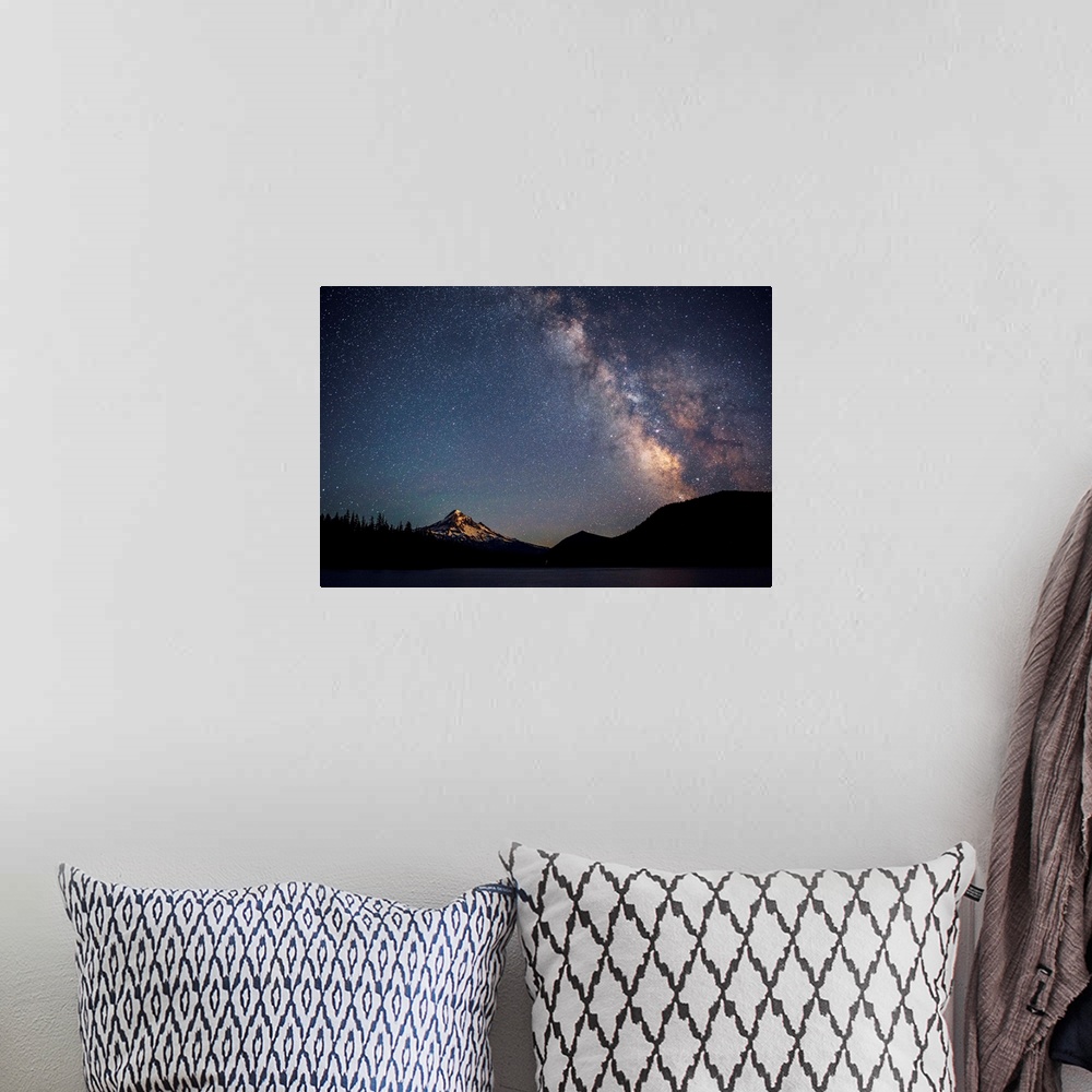 A bohemian room featuring View of Mount Hood and Milky Way in Portland, Oregon.