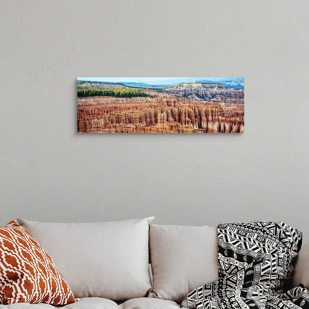 A bohemian room featuring Stunning view of the hoodoos in Bryce Canyon Amphitheater, seen from Inspiration Point, Bryce Can...
