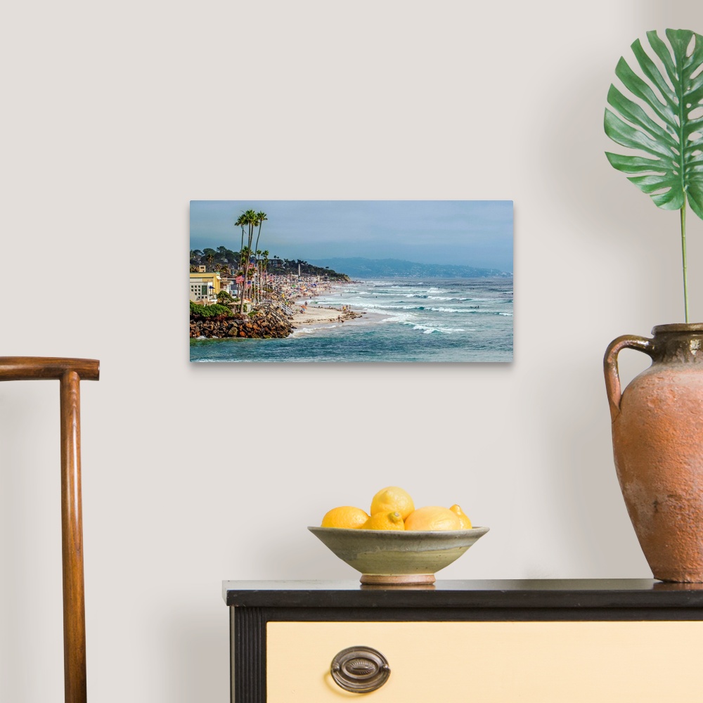 A traditional room featuring La Jolla coast in San Diego, California.