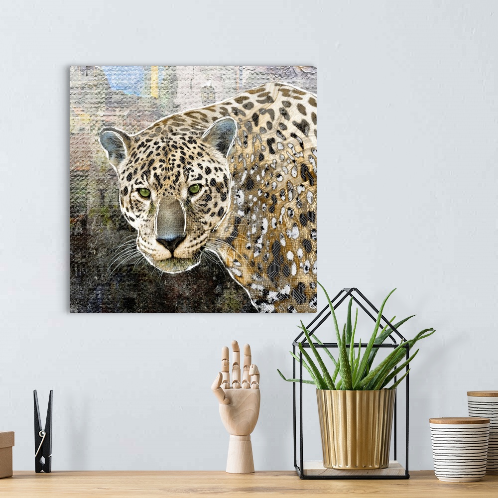 A bohemian room featuring Pop Art - Jaguar