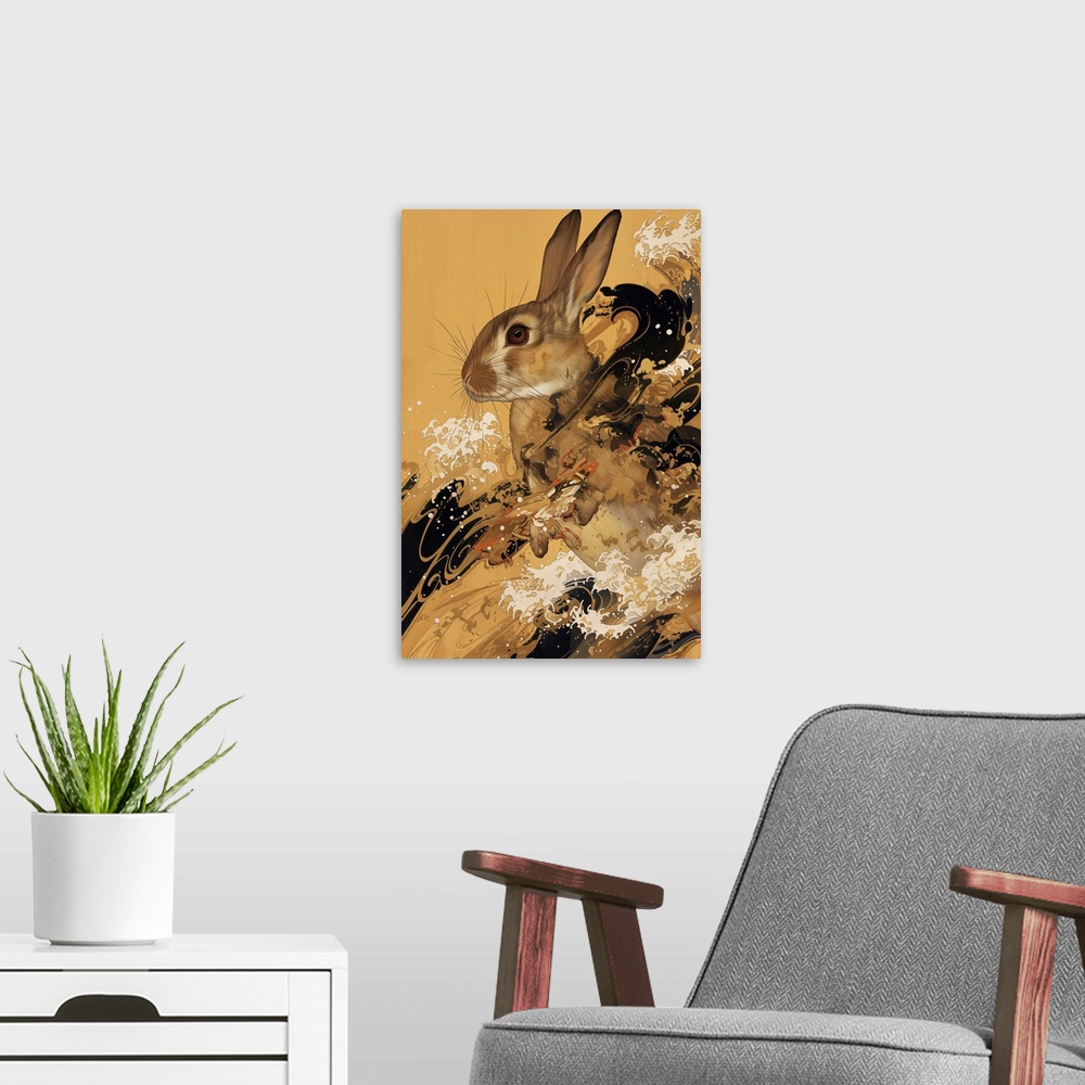 A modern room featuring Rabbit Vintage