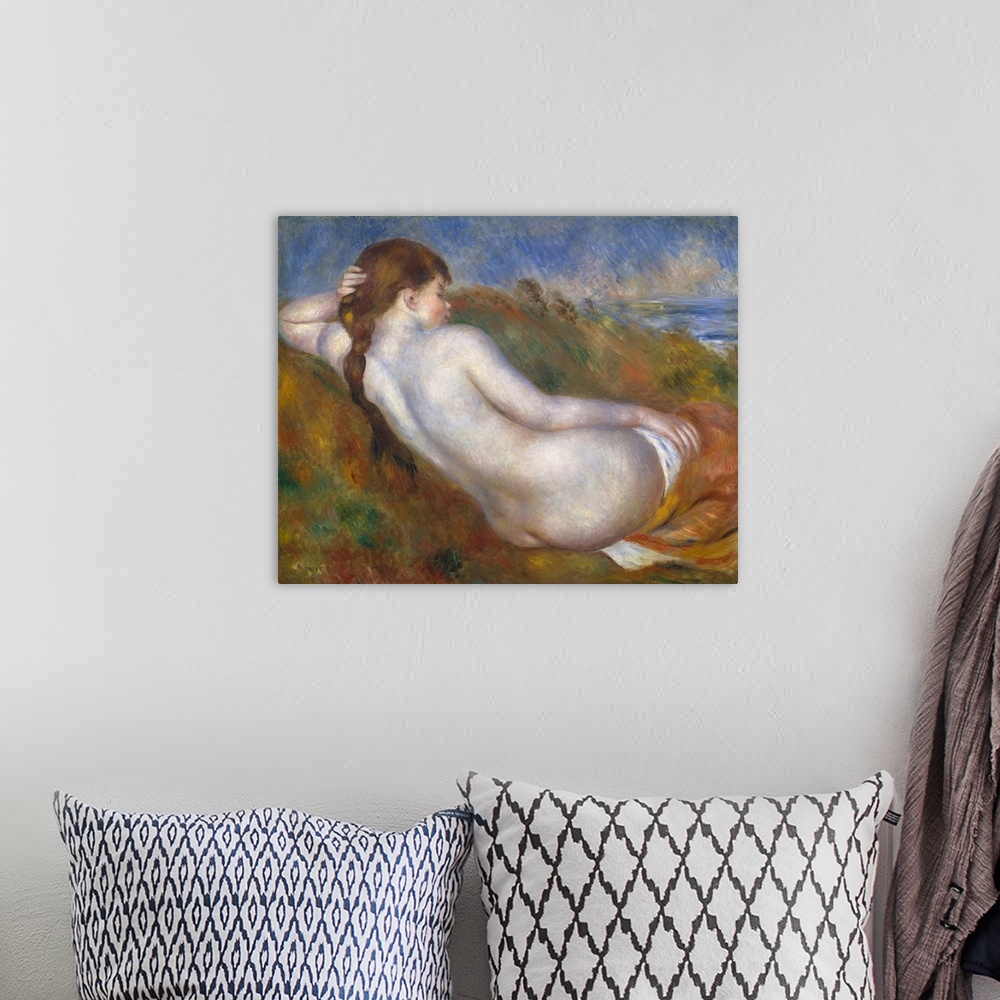 A bohemian room featuring Nudes and the grand tradition of classical art preoccupied Renoir in the 1880s. In this painting,...
