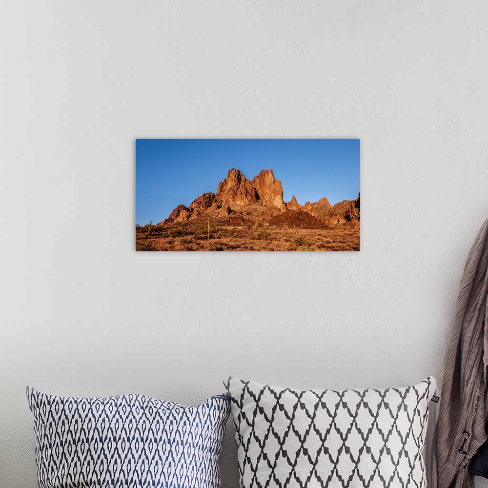 A bohemian room featuring View of rock formation in Phoenix, Arizona.