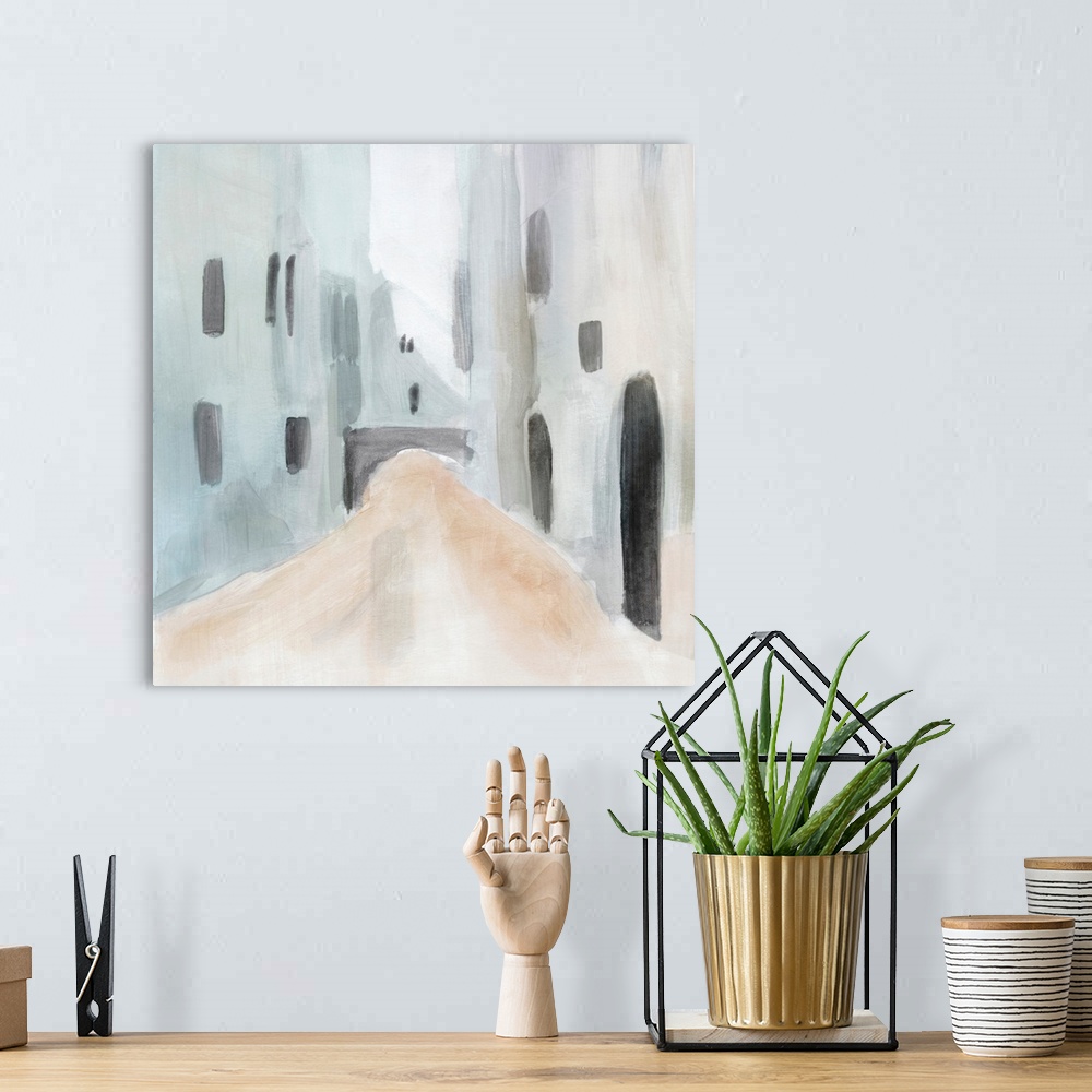 A bohemian room featuring Serene Streets I