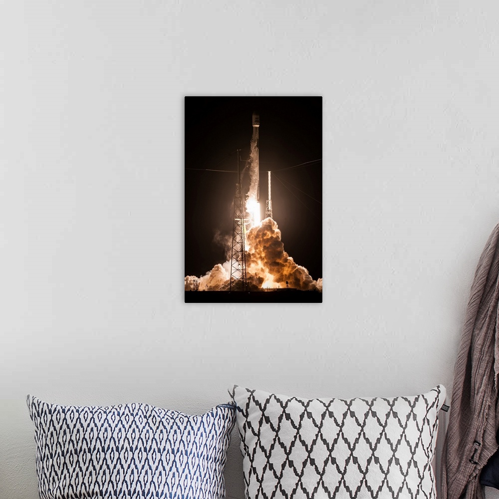 A bohemian room featuring SES-12 Mission. SpaceX successfully launched the SES-12 satellite to a Geostationary Transfer Orb...