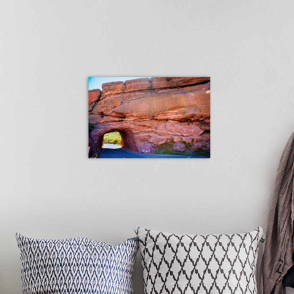 A bohemian room featuring View of Shallow Cave at Red Rocks in Colorado
