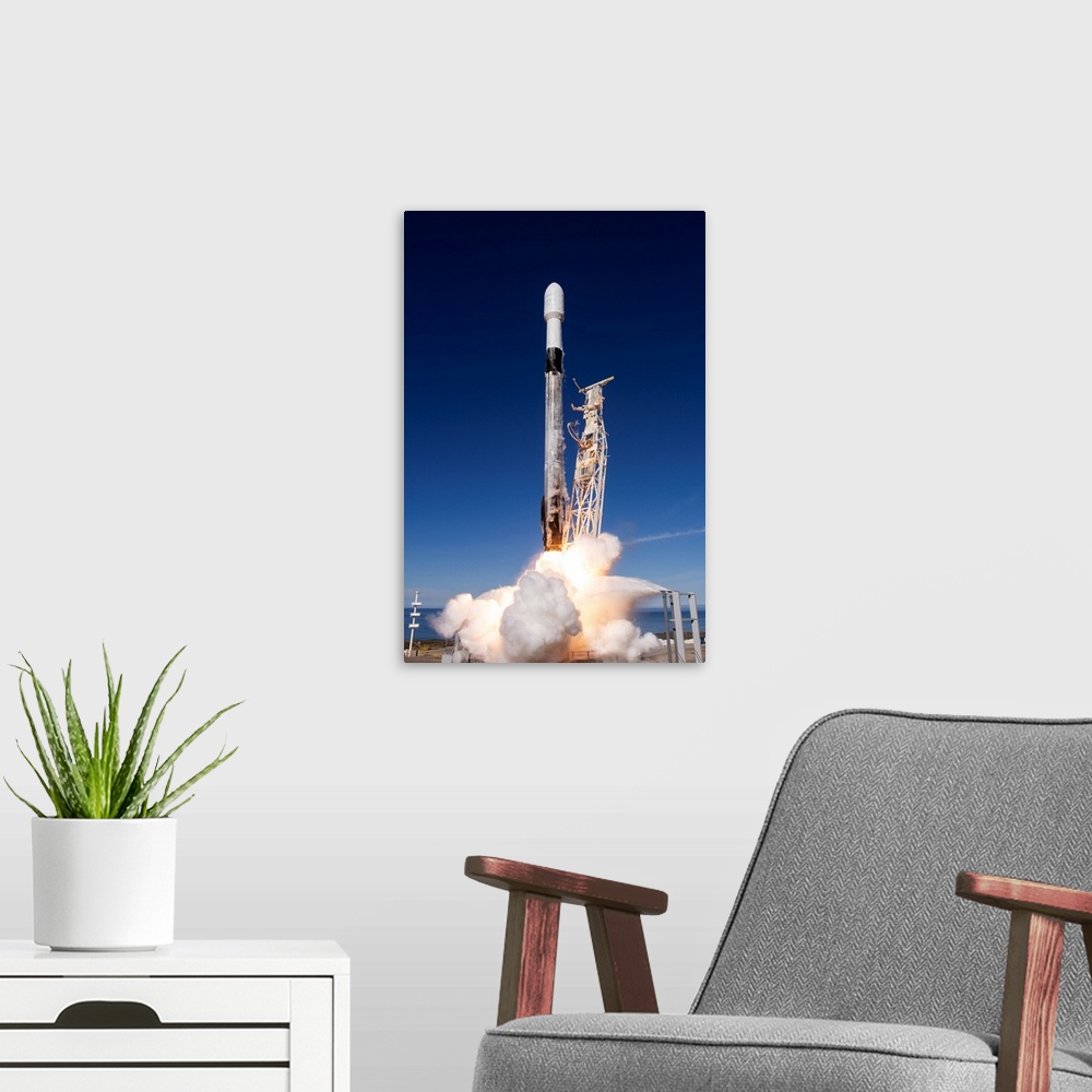 A modern room featuring Spaceflight SSO-A Mission. On Monday, December 3rd at 10:34 a.m. PST, SpaceX successfully launche...