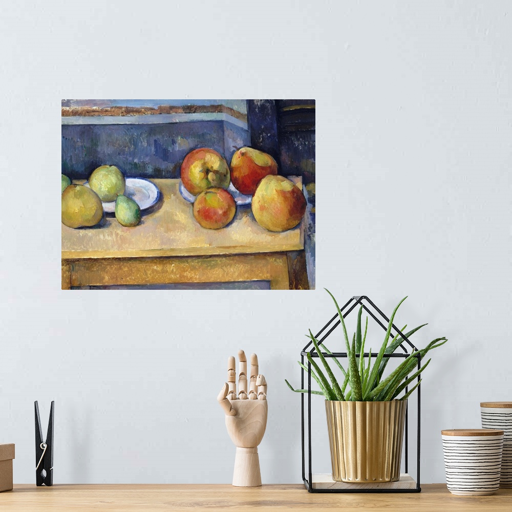 A bohemian room featuring Cezanne once proclaimed, With an apple I want to astonish Paris, and he succeeded, even in his mo...
