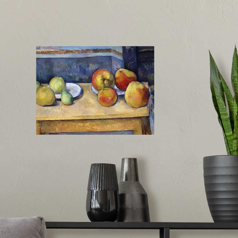 A modern room featuring Cezanne once proclaimed, With an apple I want to astonish Paris, and he succeeded, even in his mo...