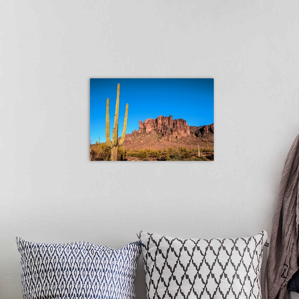 A bohemian room featuring View of Superstition Mountains in Phoenix, Arizona.