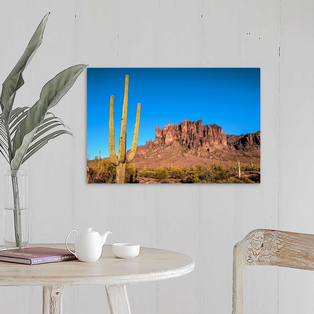 A farmhouse room featuring View of Superstition Mountains in Phoenix, Arizona.