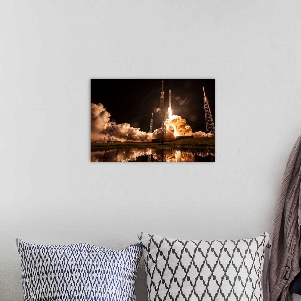 A bohemian room featuring Telstar 19 Vantage Mission. On Sunday, July 22, 2018 at 1:50 a.m. EDT, SpaceX successfully launch...
