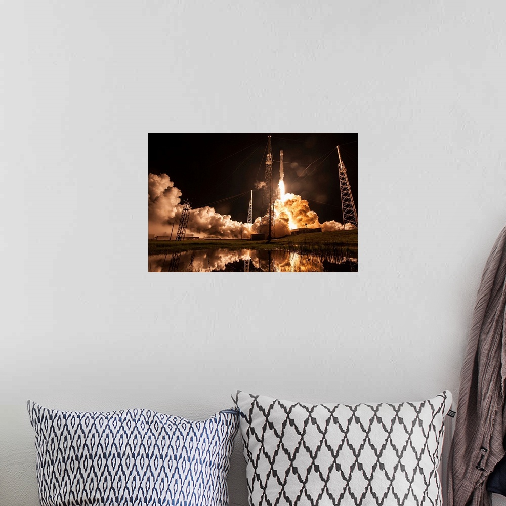 A bohemian room featuring Telstar 19 Vantage Mission. On Sunday, July 22, 2018 at 1:50 a.m. EDT, SpaceX successfully launch...