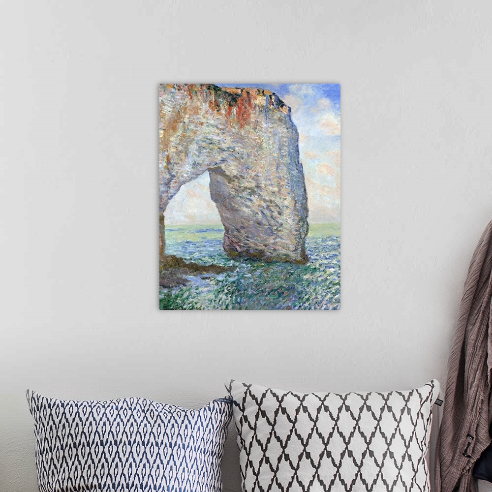 A bohemian room featuring In 1886, the writer Guy de Maupassant published his eyewitness account of Monet at Etretat. The a...