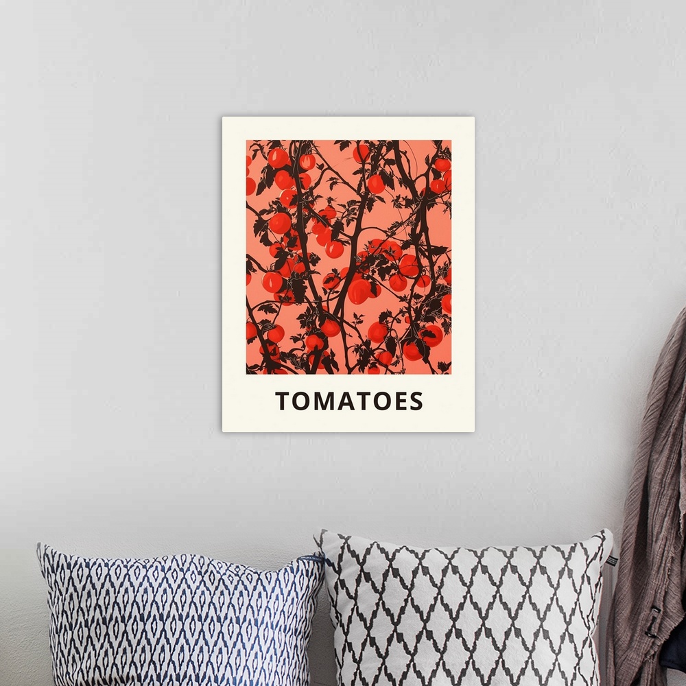 A bohemian room featuring Tomatoes