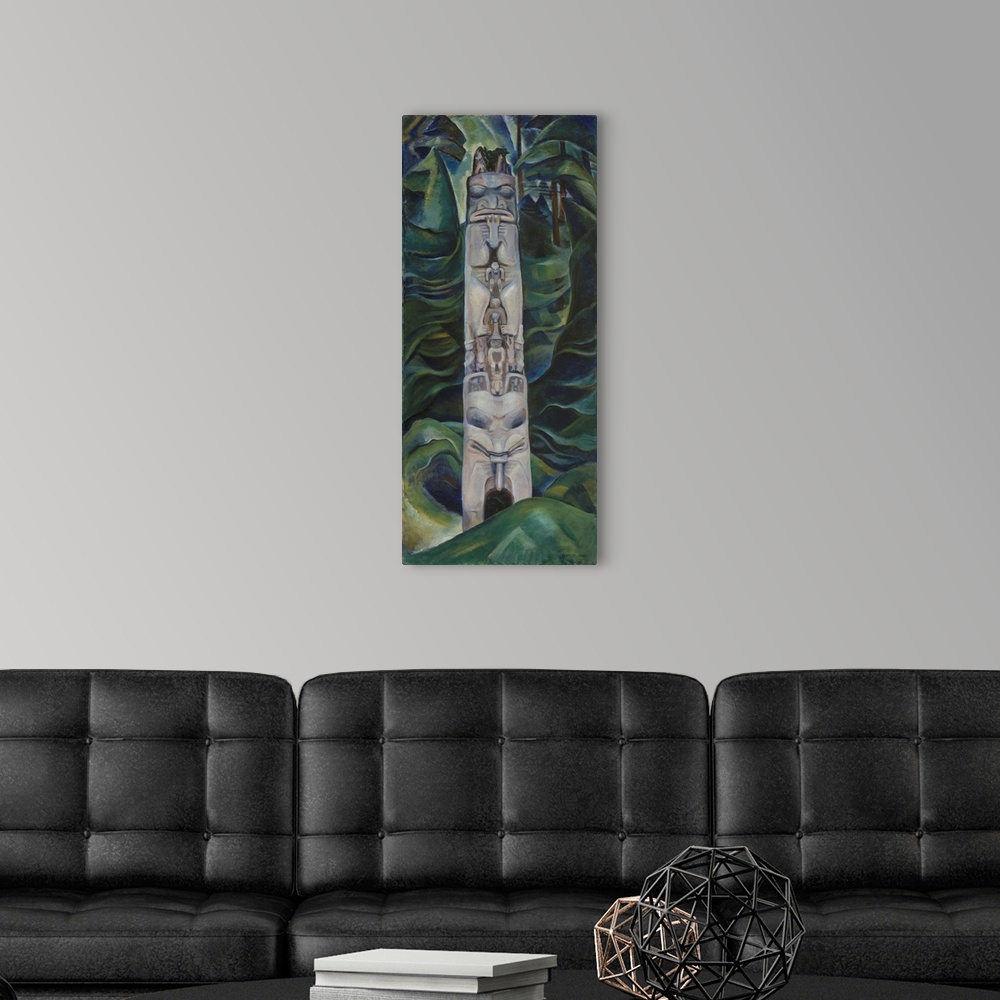 A modern room featuring Totem And Forest