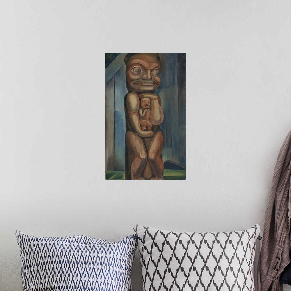 A bohemian room featuring Totem Mother