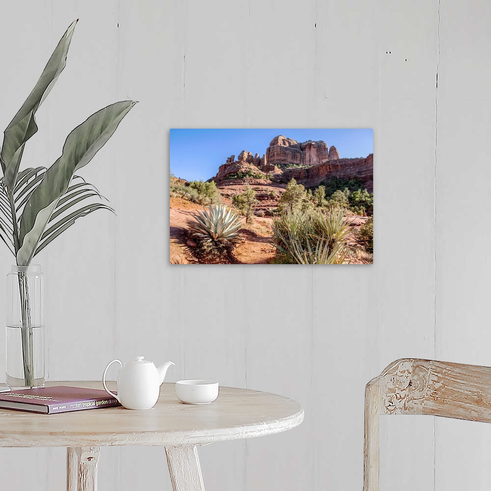A farmhouse room featuring View of Cathedral Rock from Templeton Trail in Sedona, Arizona.