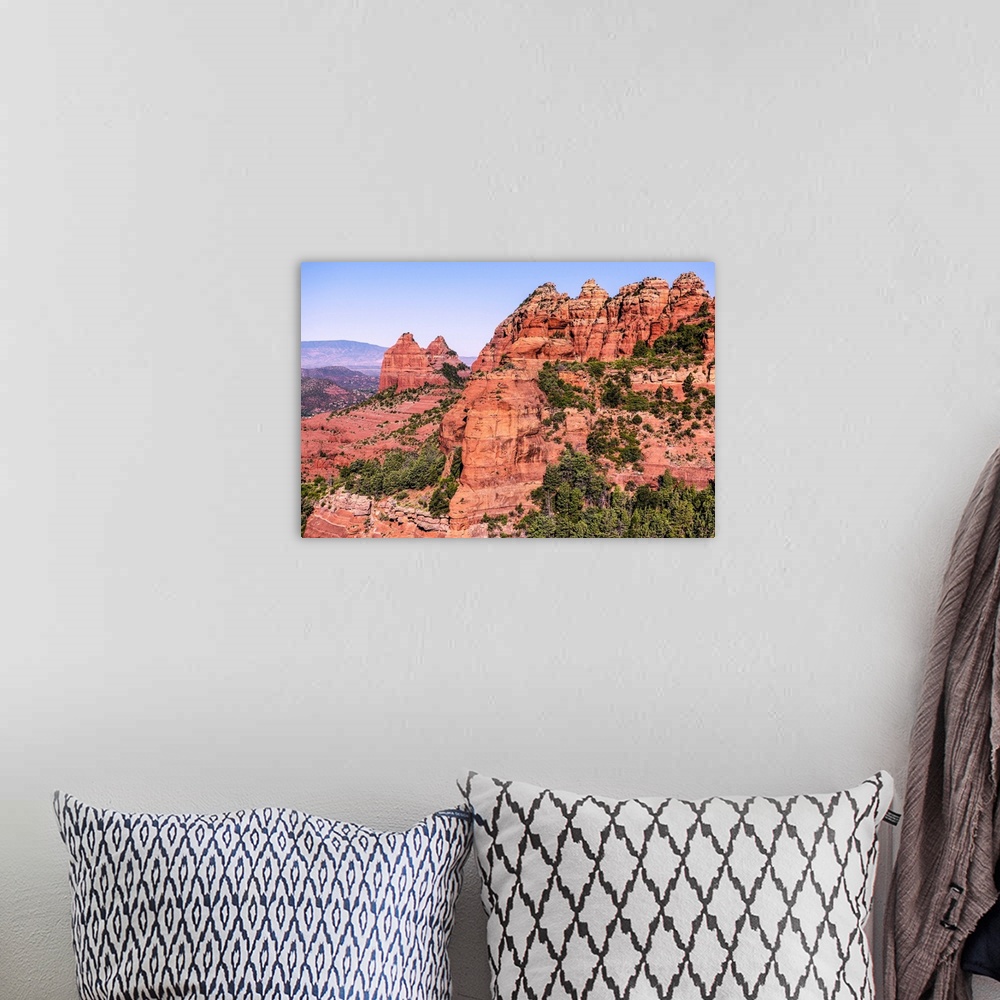 A bohemian room featuring View of red rock near Hangover Trail in Sedona, Arizona.