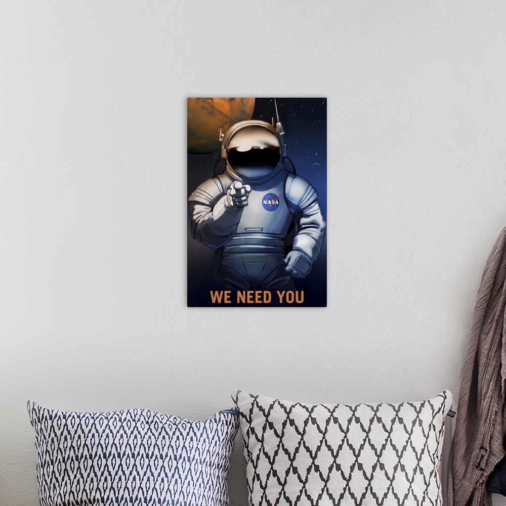 A bohemian room featuring We need many things for our Journey To Mars, but one key piece is YOU!