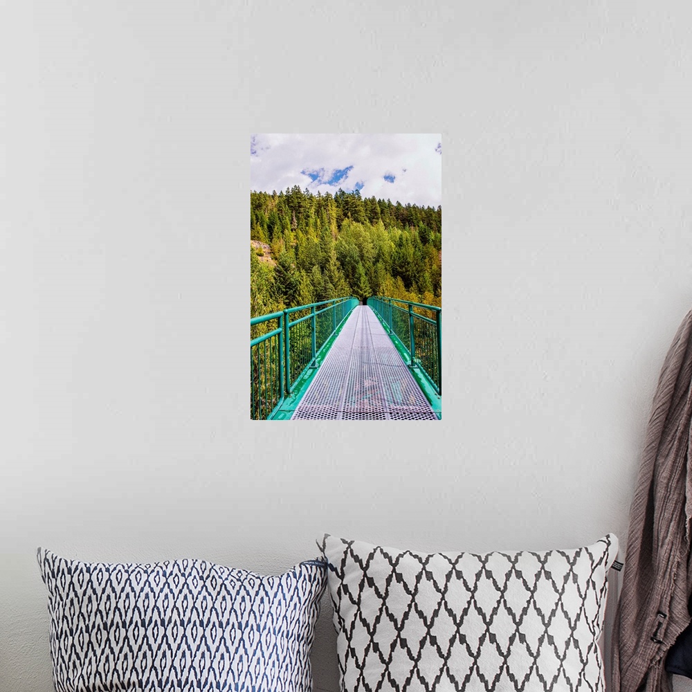 A bohemian room featuring Whistler Bungee Bridge in Whistler, British Columbia, Canada.