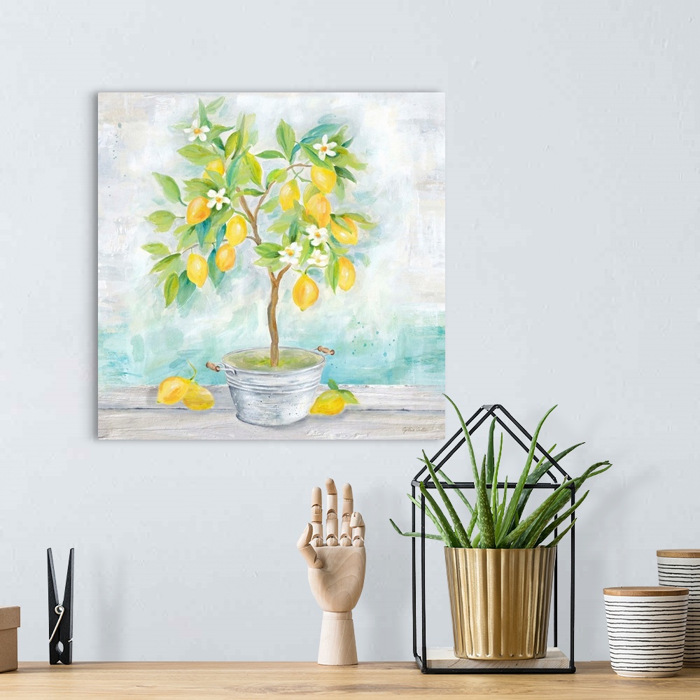 A bohemian room featuring Country Lemon Tree