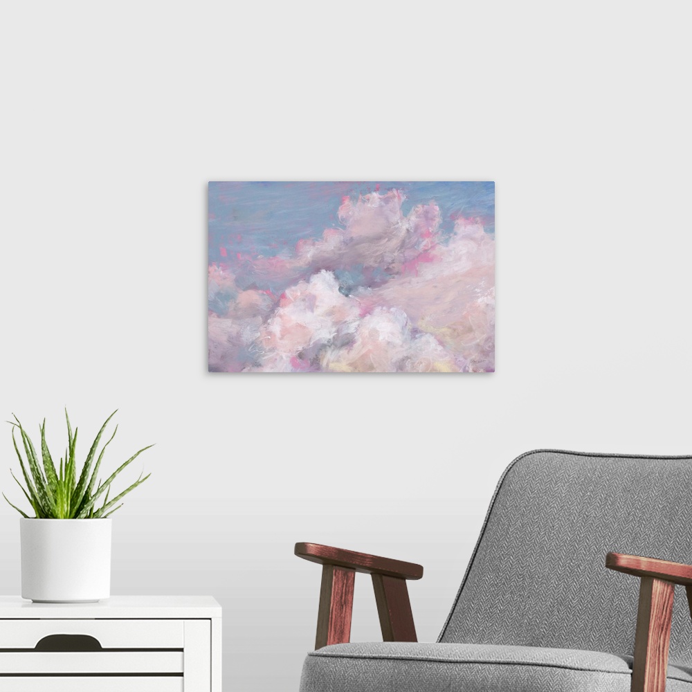 A modern room featuring Daydream Pink 01
