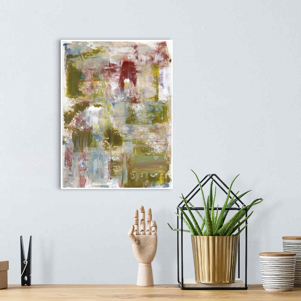 A bohemian room featuring Fading Abstract