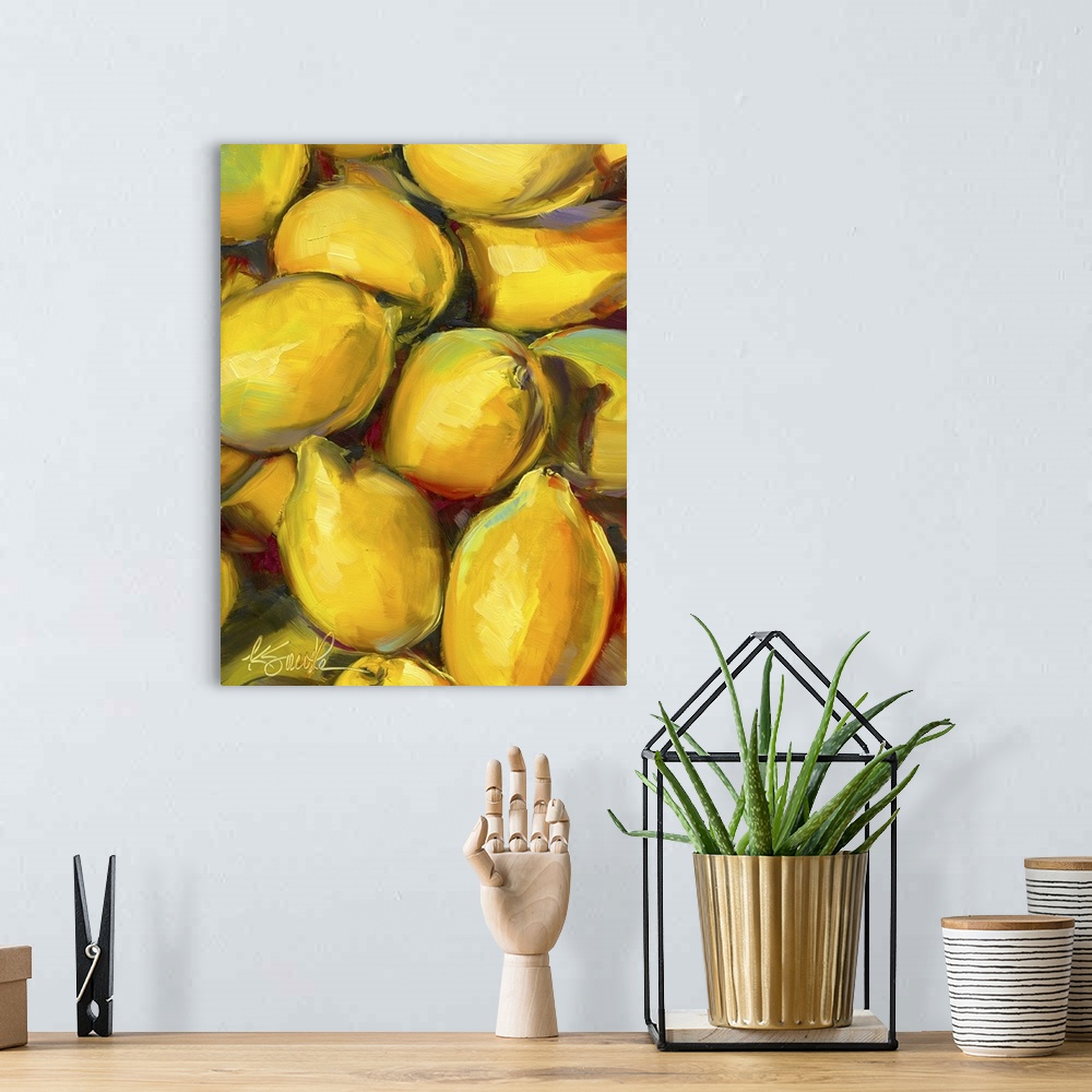 A bohemian room featuring Fresh Lemons