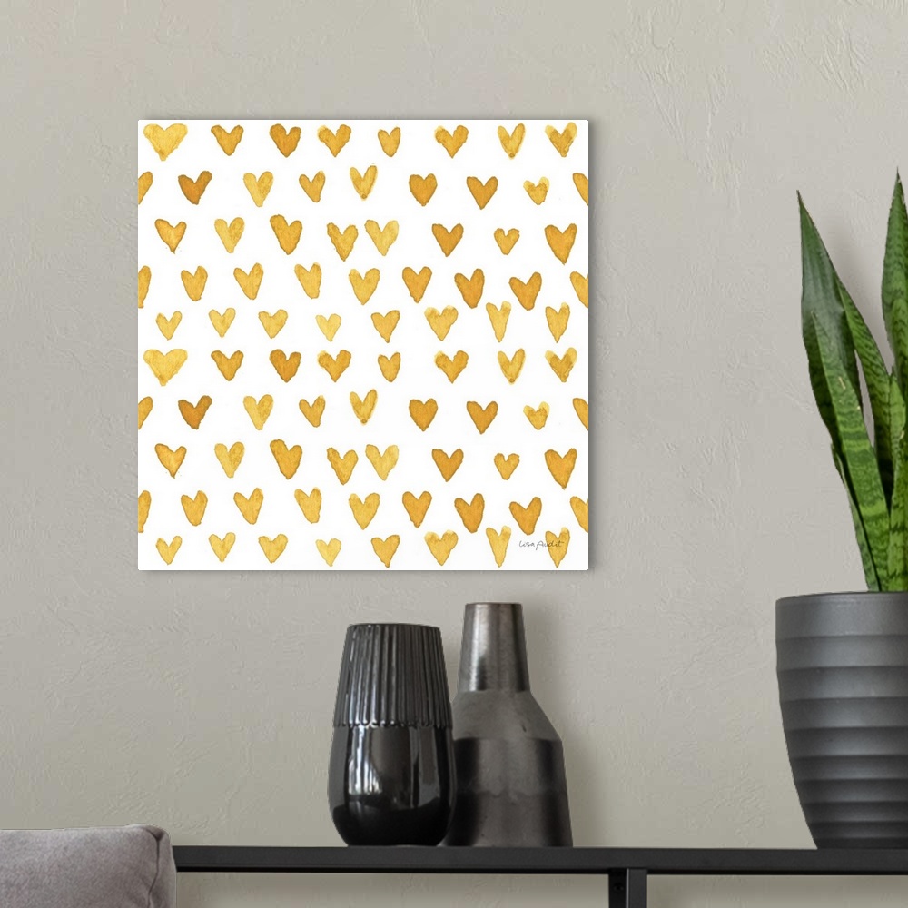 A modern room featuring Happy Yellow 24 On White