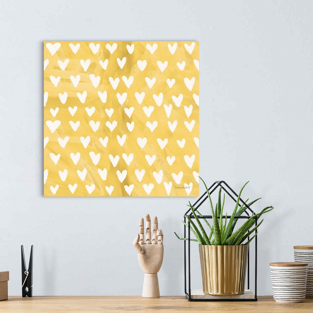 A bohemian room featuring Happy Yellow 24 On Yellow