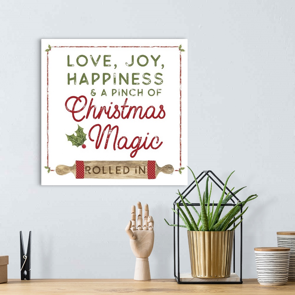 A bohemian room featuring Home Cooked Christmas VII - Christmas Magic