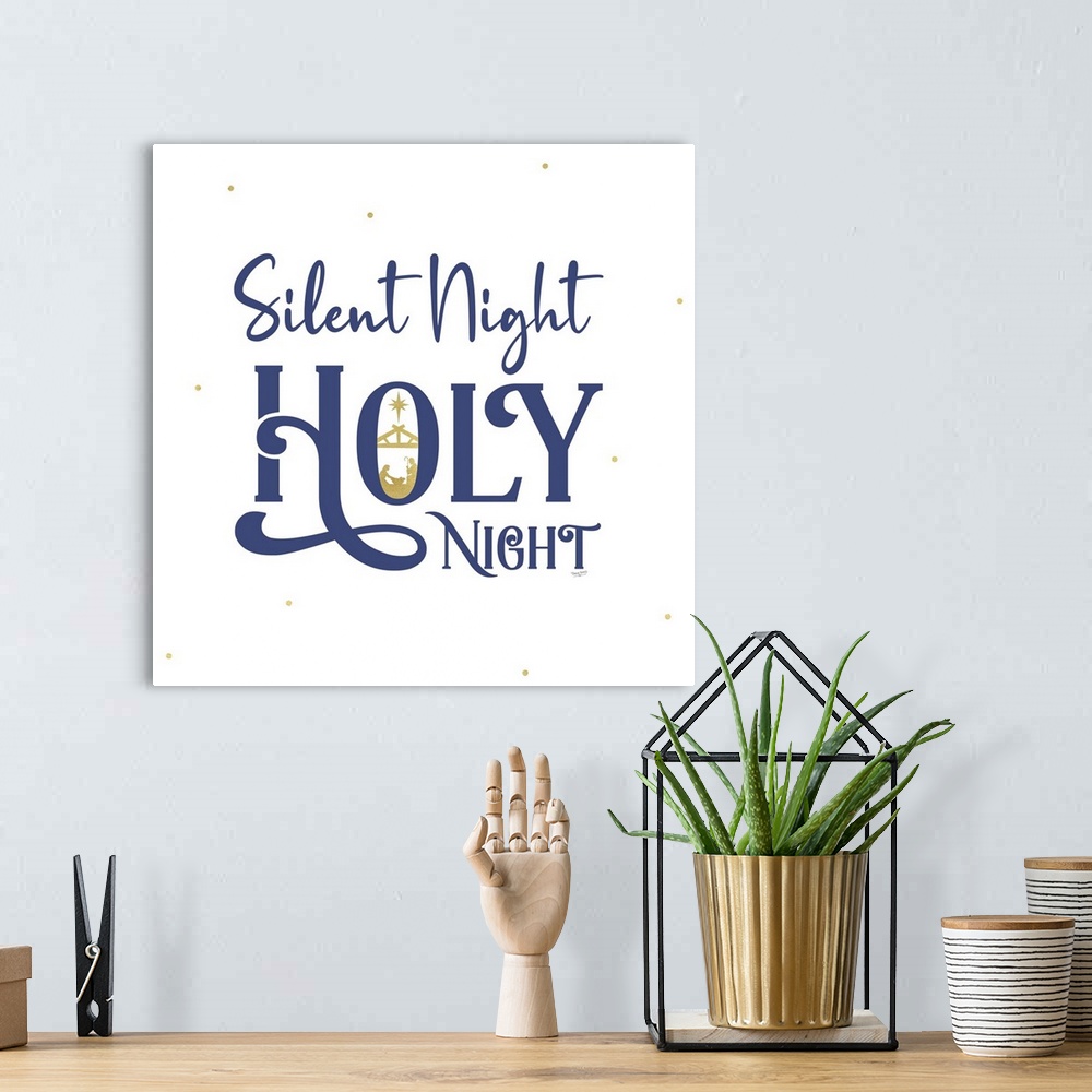 A bohemian room featuring O Holy Night I On White