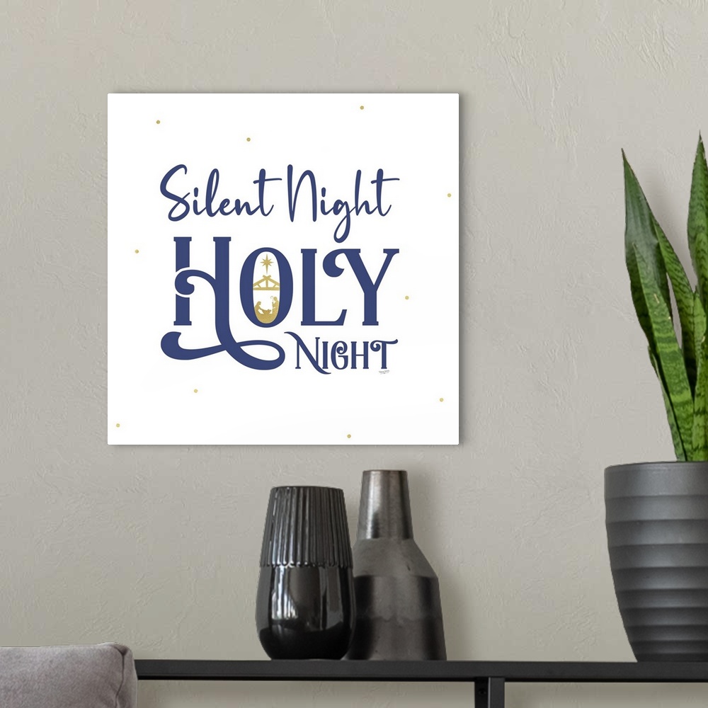 A modern room featuring O Holy Night I On White