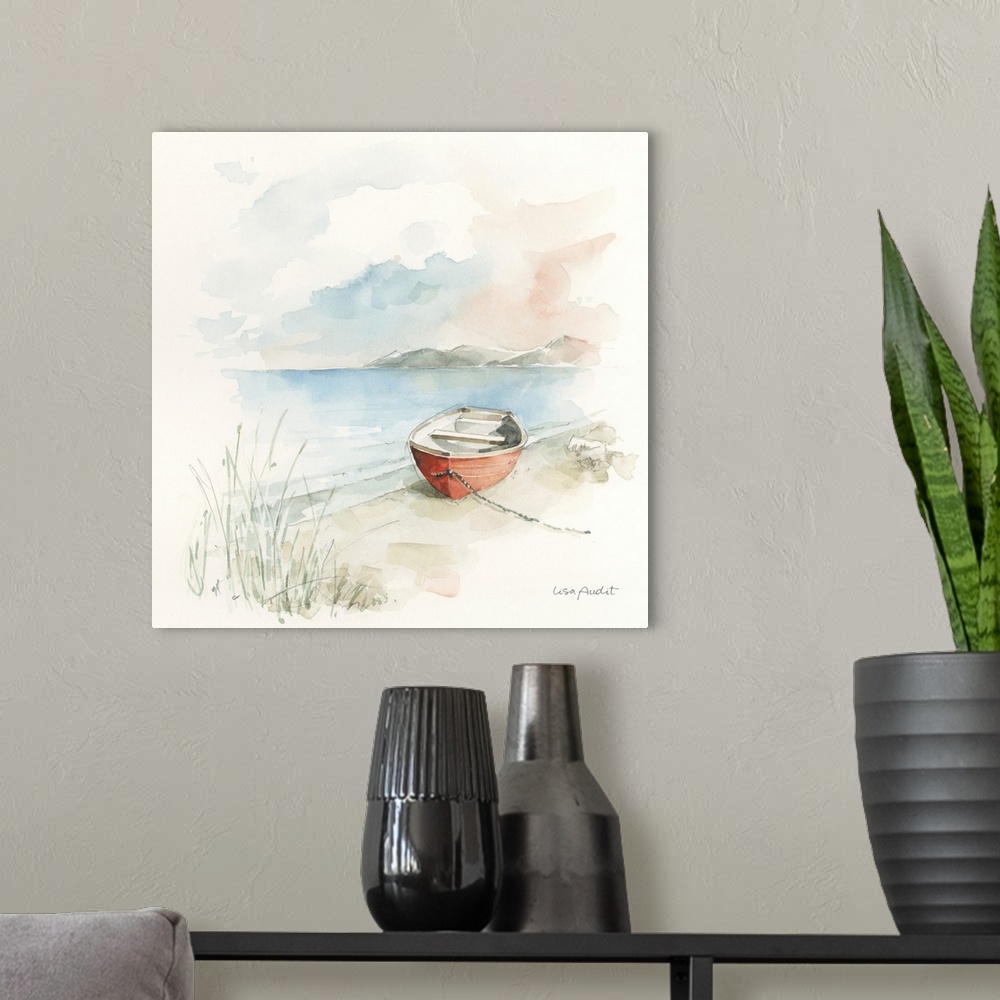 A modern room featuring Seaside Journey IV
