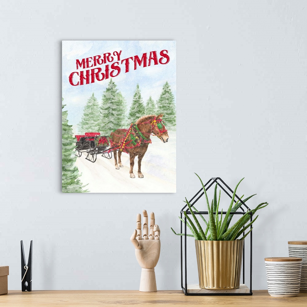 A bohemian room featuring Sleigh Bells Ring - Merry Christmas